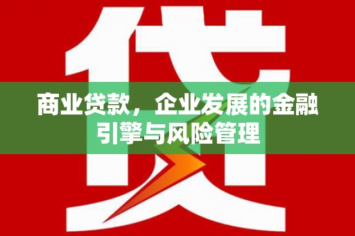 西咸商业贷款，企业发展的金融引擎与风险管理