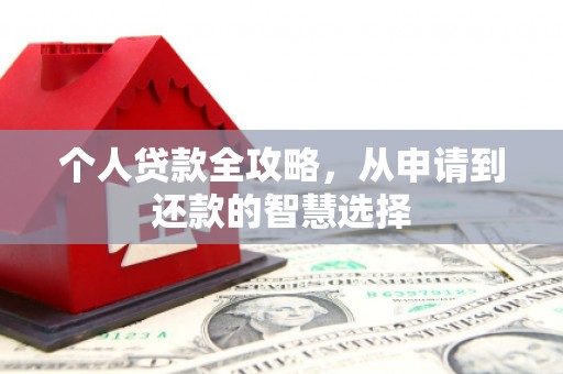 西咸个人贷款全攻略，从申请到还款的智慧选择