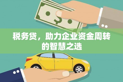 西咸税务贷，助力企业资金周转的智慧之选