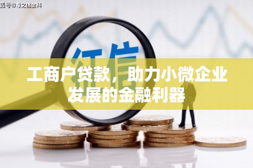 西咸工商户贷款，助力小微企业发展的金融利器