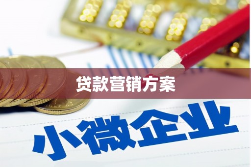 西咸贷款营销方案