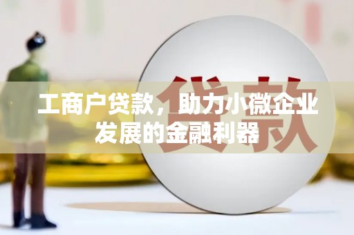 西咸工商户贷款，助力小微企业发展的金融利器