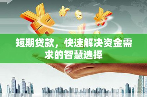 西咸短期贷款，快速解决资金需求的智慧选择