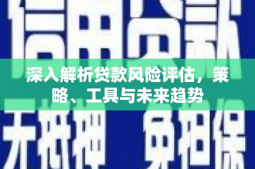 西咸深入解析贷款风险评估，策略、工具与未来趋势