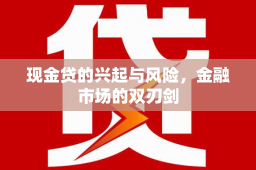 西咸现金贷的兴起与风险，金融市场的双刃剑
