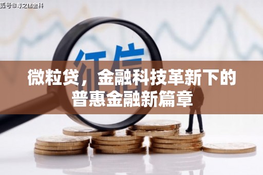 西咸微粒贷，金融科技革新下的普惠金融新篇章
