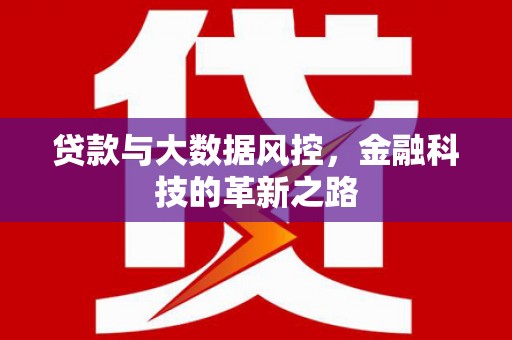 西咸贷款与大数据风控，金融科技的革新之路