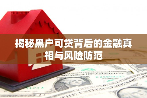西咸揭秘黑户可贷背后的金融真相与风险防范