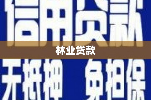 西咸林业贷款