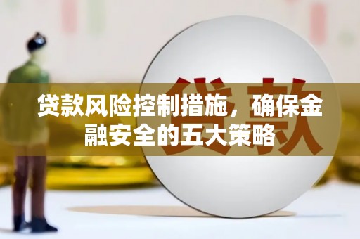 西咸贷款风险控制措施，确保金融安全的五大策略