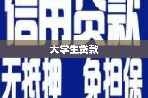 西咸大学生贷款