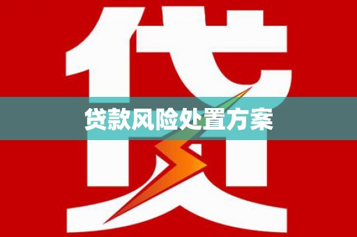西咸贷款风险处置方案