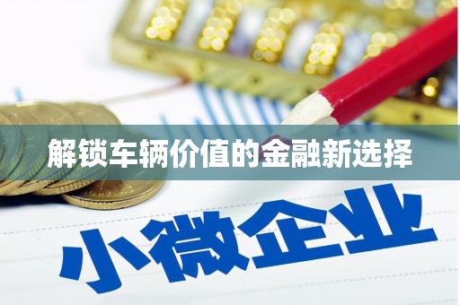 西咸解锁车辆价值的金融新选择