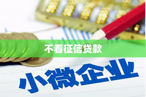西咸不看征信贷款