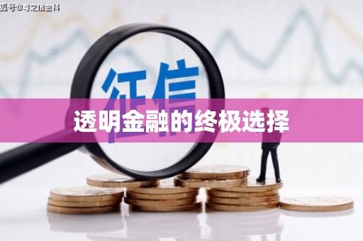 西咸透明金融的终极选择