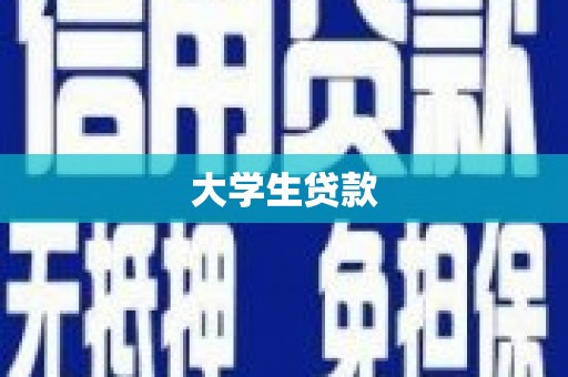 西咸大学生贷款