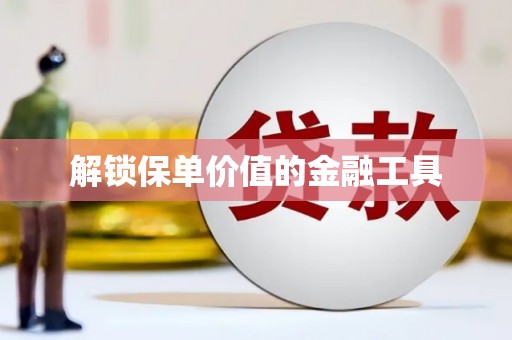 西咸解锁保单价值的金融工具